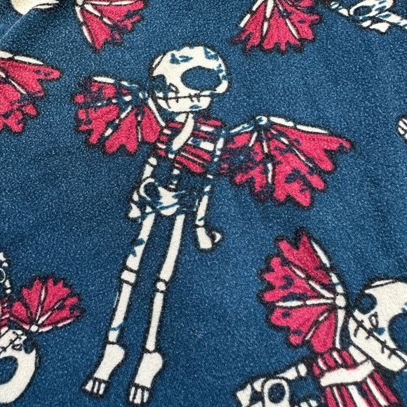 LuLaRoe Halloween Limited Edition Flying Skeleton Print Leggings Size O/S OS - Picture 2 of 11